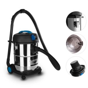 Klarstein Reinraum Prima, priemyselný vysávač, mokré a suché vysávanie, 1200 W, 25 l, zásuvka