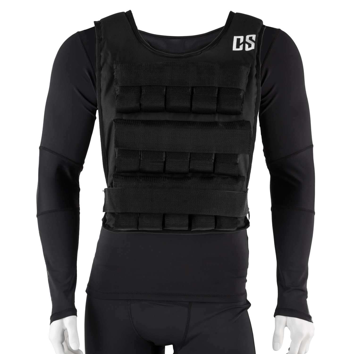 Capital Sports Monstervest, záťažová vesta, 30 kg, univerzálna veľkosť, nylon, čierna – Obrázok 2