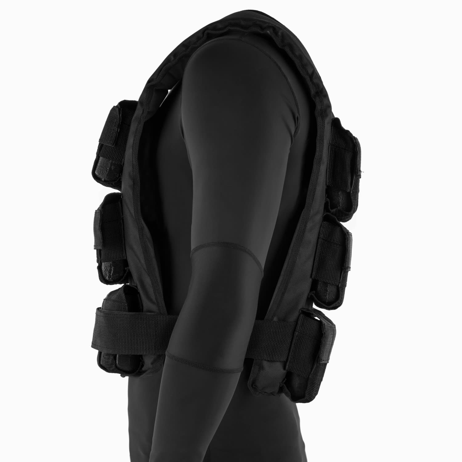 Capital Sports Monstervest, záťažová vesta, 30 kg, univerzálna veľkosť, nylon, čierna – Obrázok 3