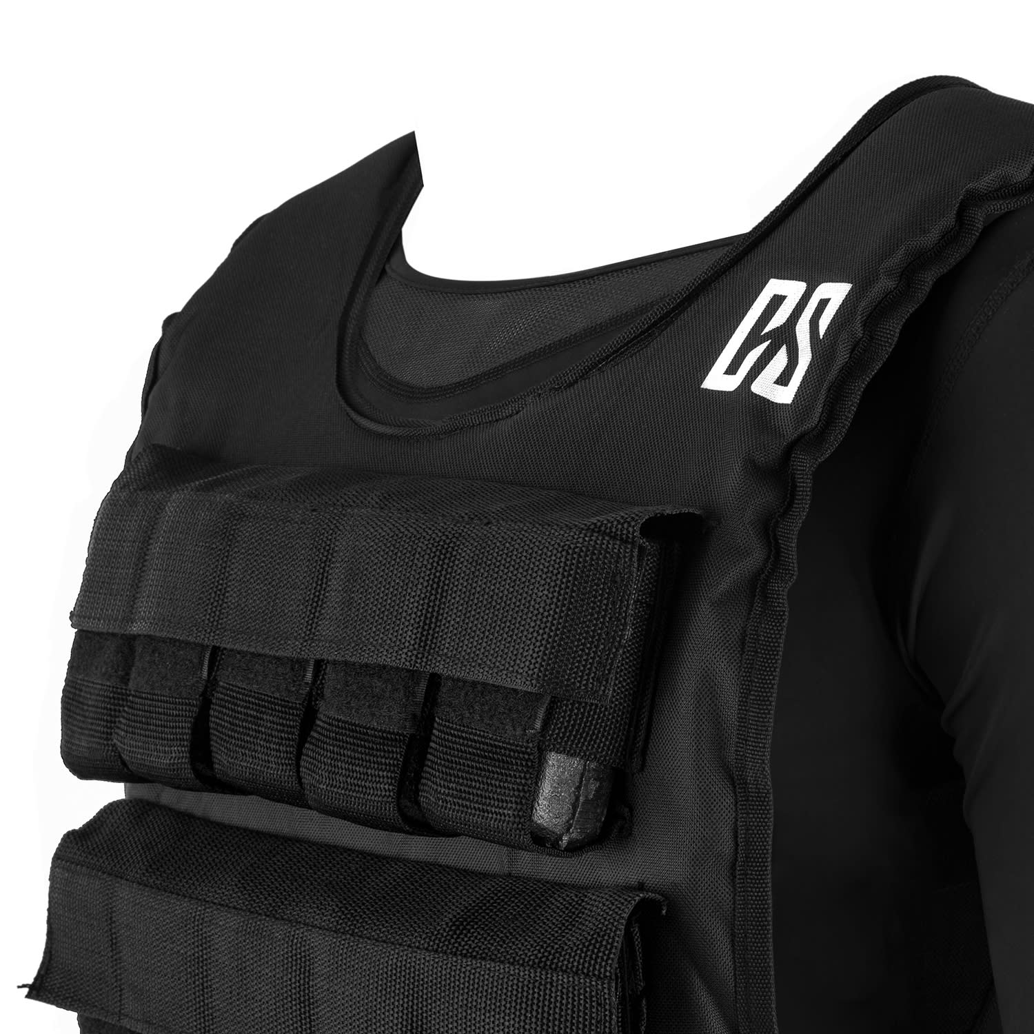 Capital Sports Monstervest, záťažová vesta, 30 kg, univerzálna veľkosť, nylon, čierna – Obrázok 4