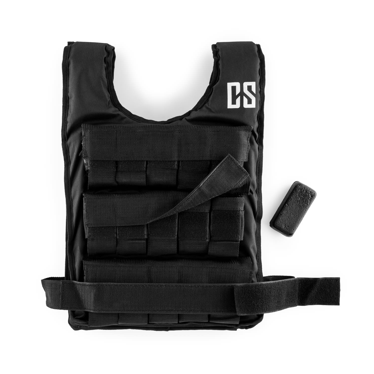 Capital Sports Monstervest, záťažová vesta, 30 kg, univerzálna veľkosť, nylon, čierna – Obrázok 5