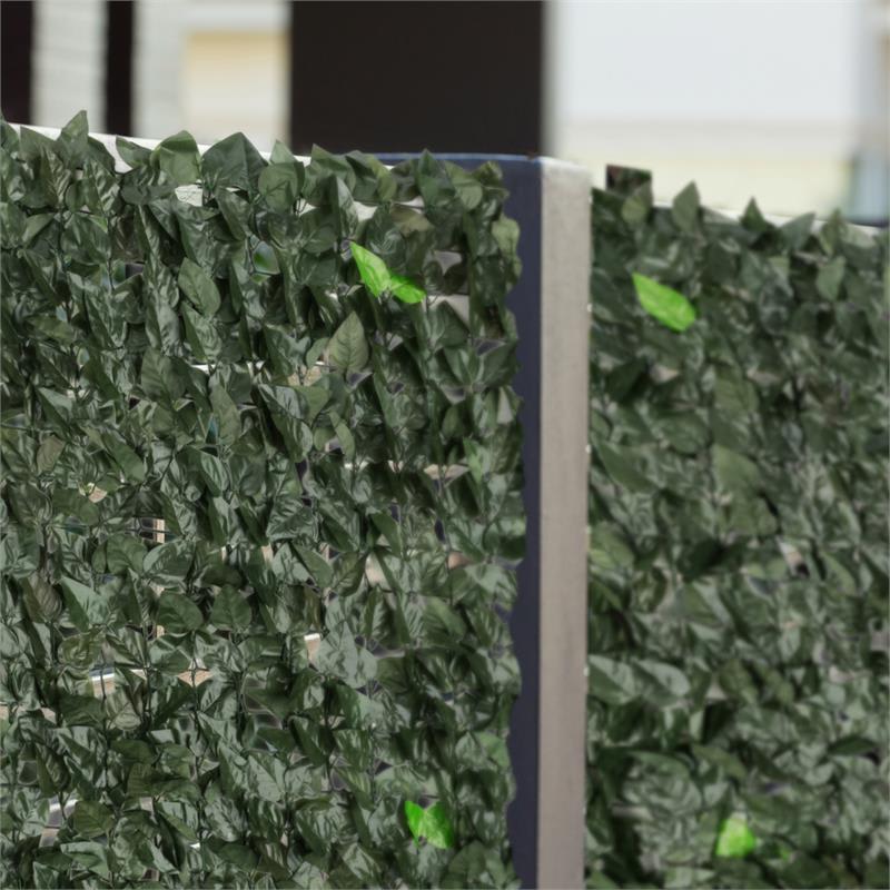 Blumfeldt Fency Dark Leaf, zástena, ochrana pred pozorovaním, ochrana pred vetrom, 300 x 100 cm, buk, tmavozelená – Obrázok 4
