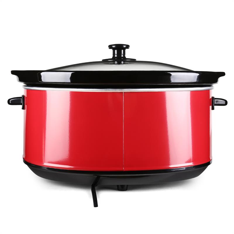 Klarstein Bristol 65, červený, pomalý hrniec, 300 W, 6,5 litrov – Obrázok 3