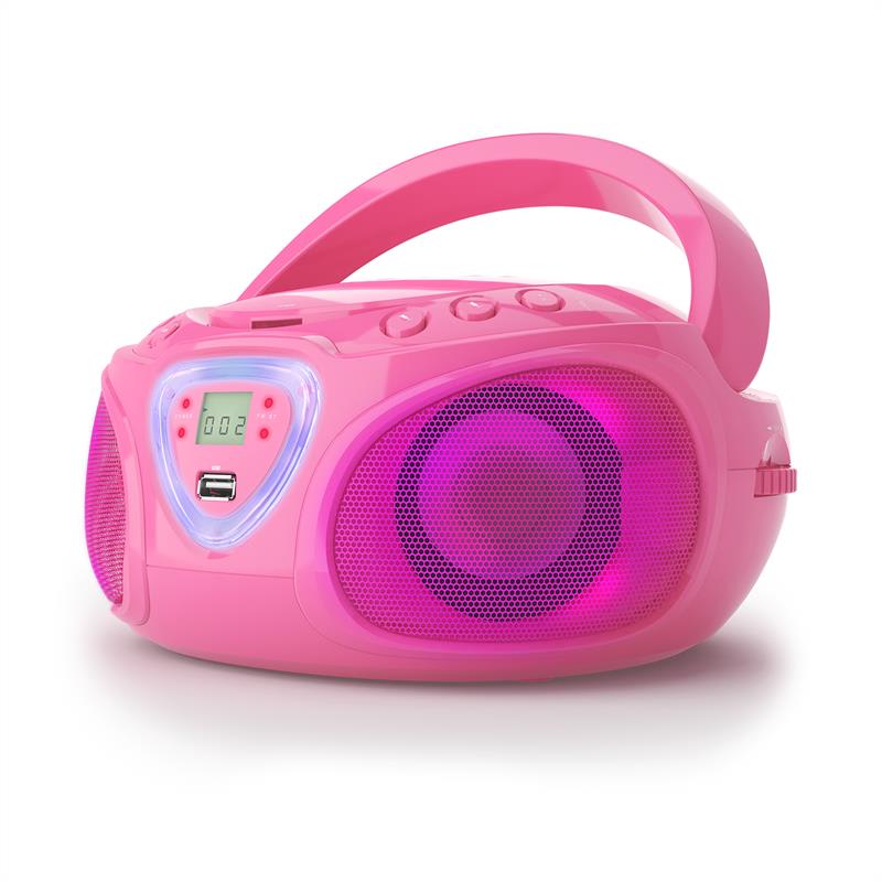 Auna Roadie CD Boombox UKW rádio, Svetelná show, CD prehrávač, Bluetooth 5.0 – Obrázok 2