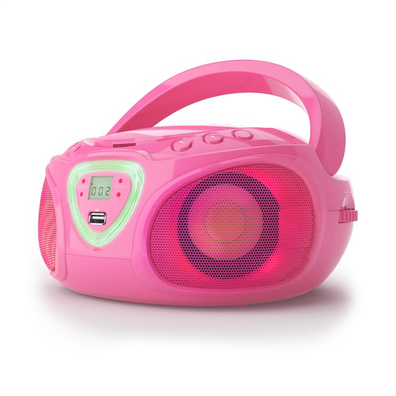 Auna Roadie CD Boombox UKW rádio, Svetelná show, CD prehrávač, Bluetooth 5.0 – Obrázok 3