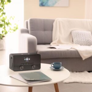 Auna Connect 100, internetové rádio, mediálny prehrávač, bluetooth, WLAN, USB, AUX, linkový výstup