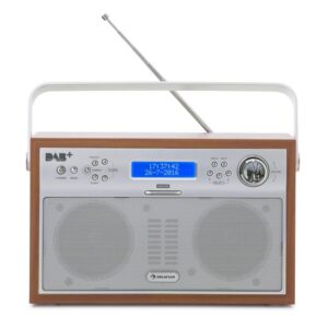 Auna Akkord, orech, digitálne rádio, prenosné, DAB+/PPL-FM, rádio, budík, LED