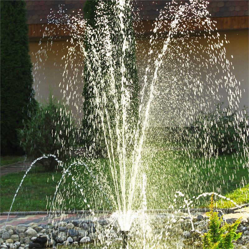 Blumfeldt Wasserwerk 250, vodné čerpadlo, solárne, fontána, 250 l/h, LED, akumulátor – Obrázok 5
