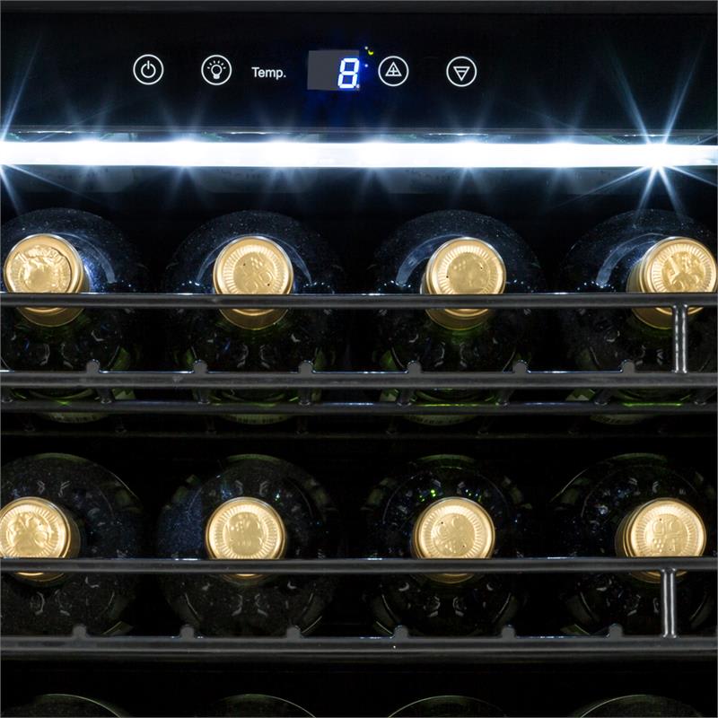 Klarstein Botella 210 S, 558 litrov, chladiaca vinotéka, 224 fliaš, energetická trieda G – Obrázok 4