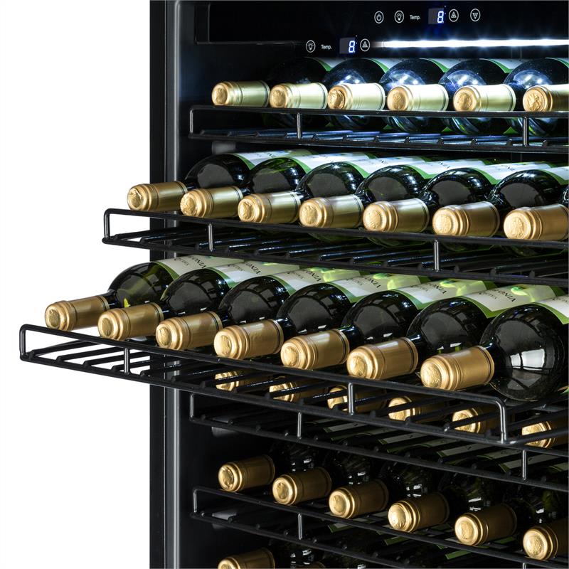 Klarstein Botella 210 S, 558 litrov, chladiaca vinotéka, 224 fliaš, energetická trieda G – Obrázok 5