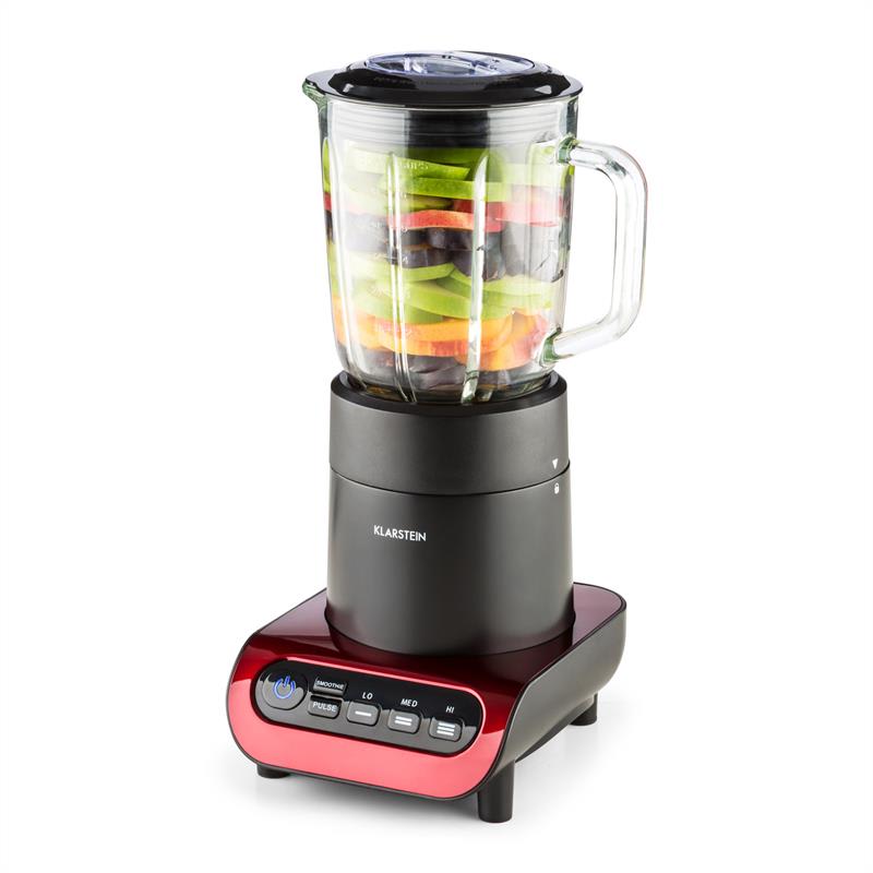 Klarstein Lambada, čierny, stolný mixér, 650 W, 1,5 l, sklenená nádoba – Obrázok 4