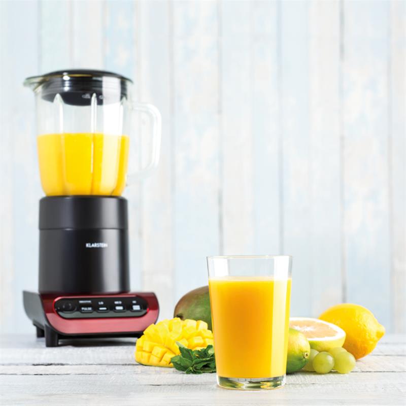 Klarstein Lambada, čierny, stolný mixér, 650 W, 1,5 l, sklenená nádoba – Obrázok 5