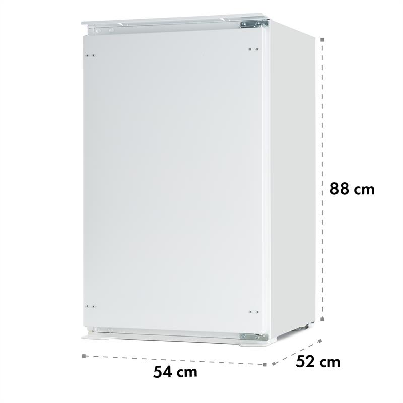 Klarstein Coolzone 120, vstavaná chladnička, A+, 105 l, mraziaci box 15 l, 54 x 88 x 55 cm – Obrázok 3