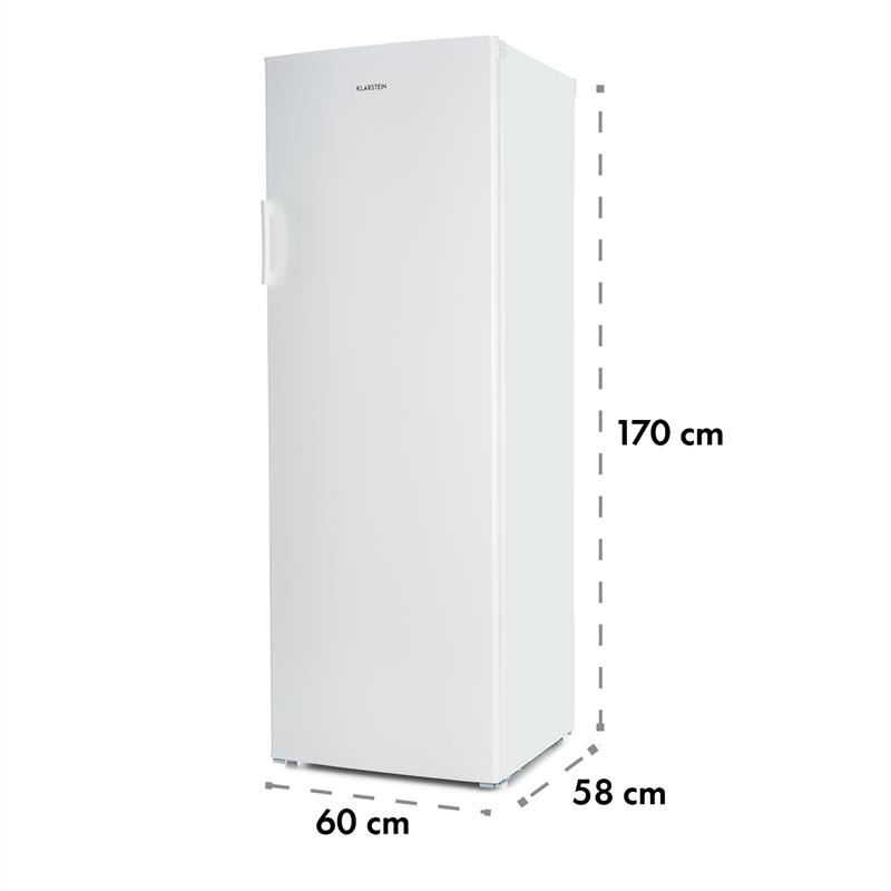Klarstein Iceblokk 225, biela, mraznička, 212 l, 7 poschodí, 198 kWh/a, A++ – Obrázok 3