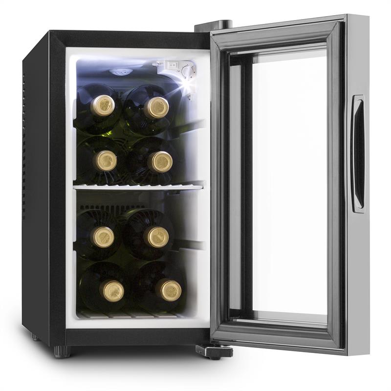 Klarstein Beerlocker S, čierna, mini chladnička, 21 litrov, trieda A+