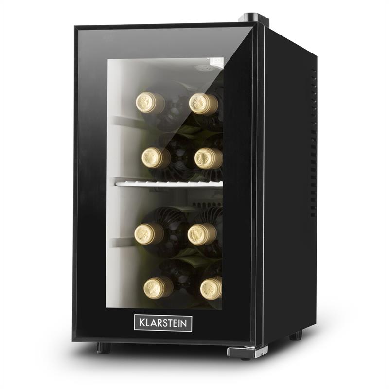 Klarstein Beerlocker S, čierna, mini chladnička, 21 litrov, trieda A+ – Obrázok 4