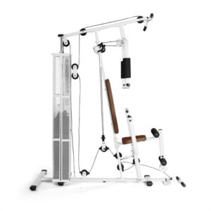 KLARFIT Ultimate Gym 3000, multifunkčná posilňovacia stanica, biela
