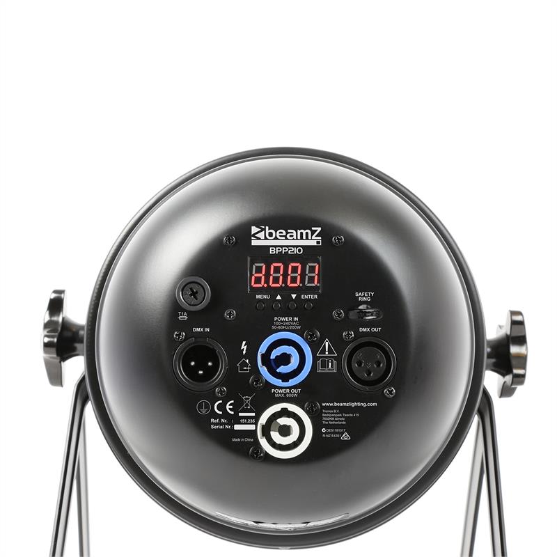 Beamz BPP210, LED PAR reflektor, 64 18 x 12 W 4-v-1 LED diód, vrátane diaľkového ovládača