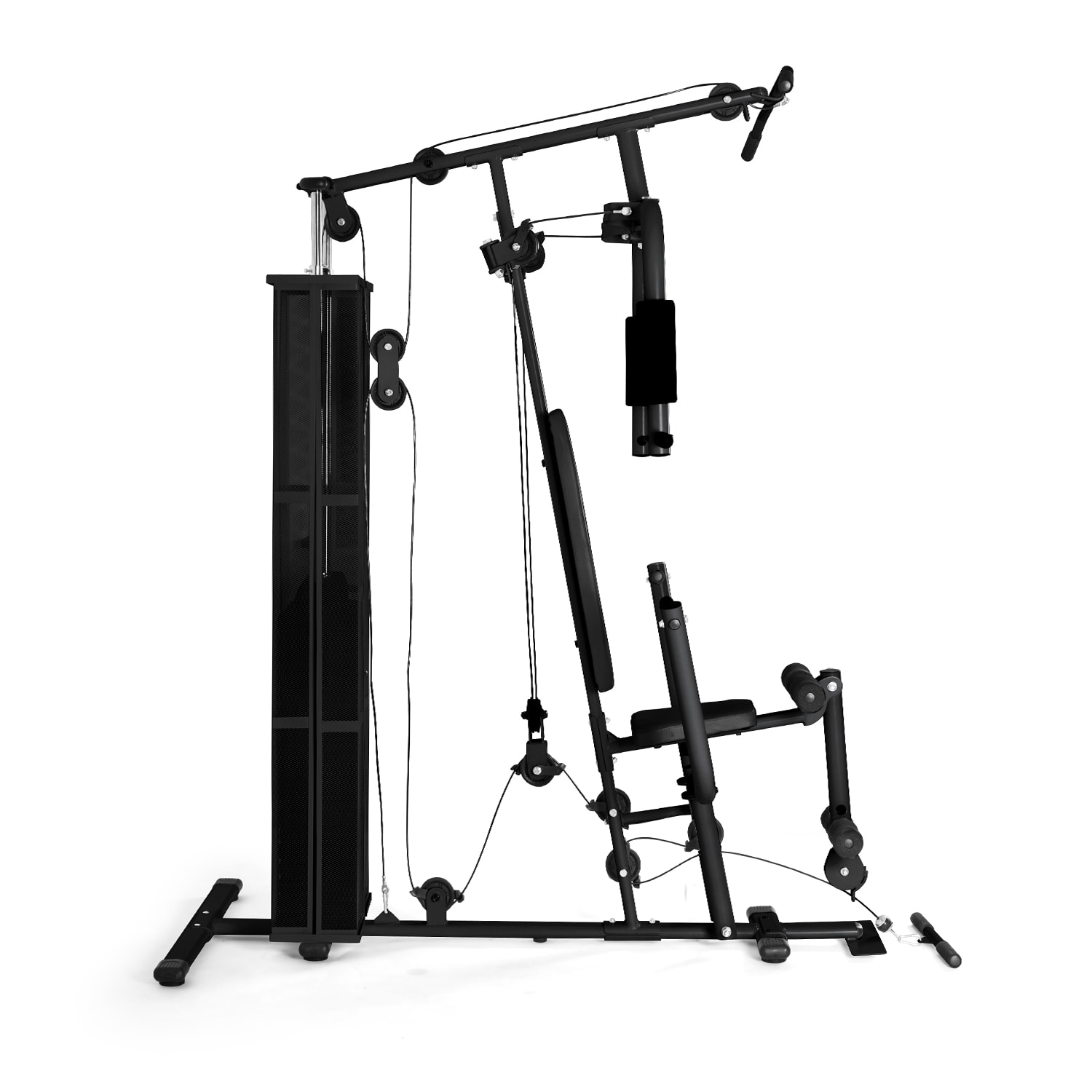 KLARFIT Ultimate Gym 3000, multifunkčná posilňovacia stanica, čierna
