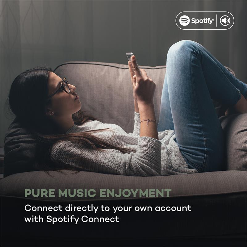 Auna Connect 150 WH 2.1 Internetradio Mediaplayer WiFi LAN USB DAB+ FM RDS AUX – Obrázok 3