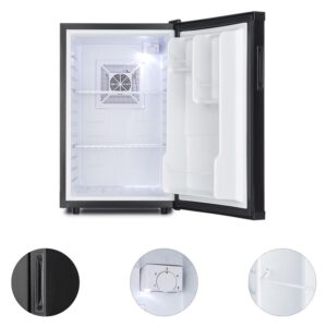 Klarstein Beerbauch chladnička minibar, 65 l, trieda A, čierna
