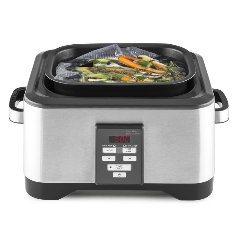 Klarstein Deepdive, sous-vide hrniec, hrniec pre pomalé varenie, 8 l, 550 W, ušľachtilá oceľ, leštená – Obrázok 2