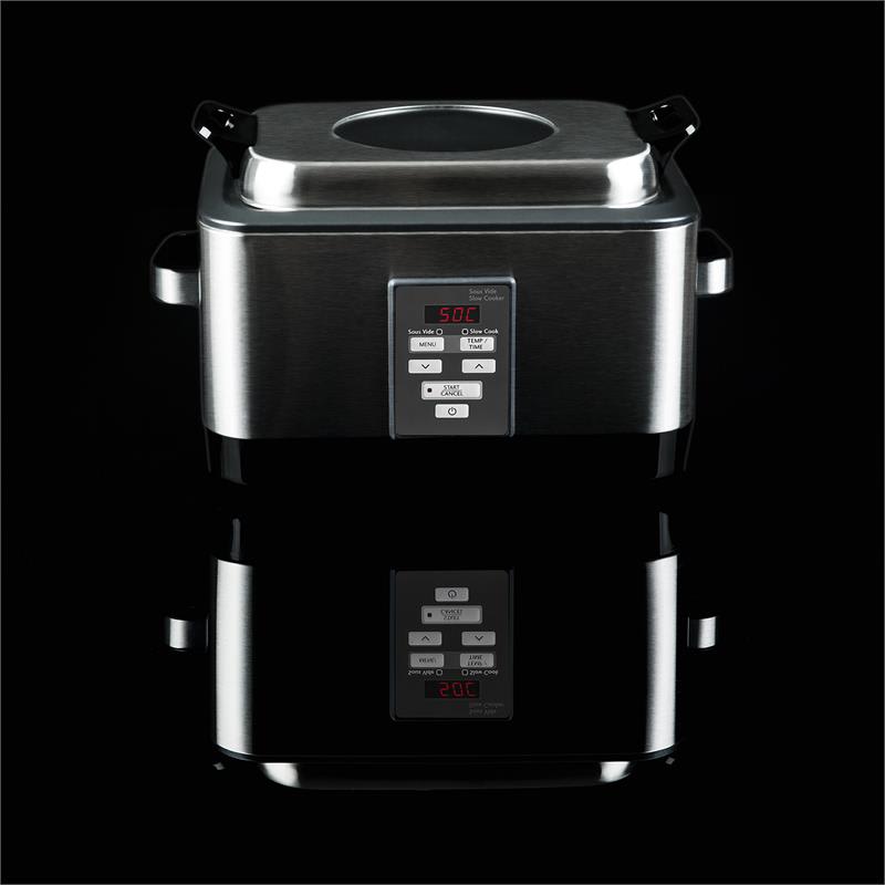 Klarstein Deepdive, sous-vide hrniec, hrniec pre pomalé varenie, 8 l, 550 W, ušľachtilá oceľ, leštená – Obrázok 3