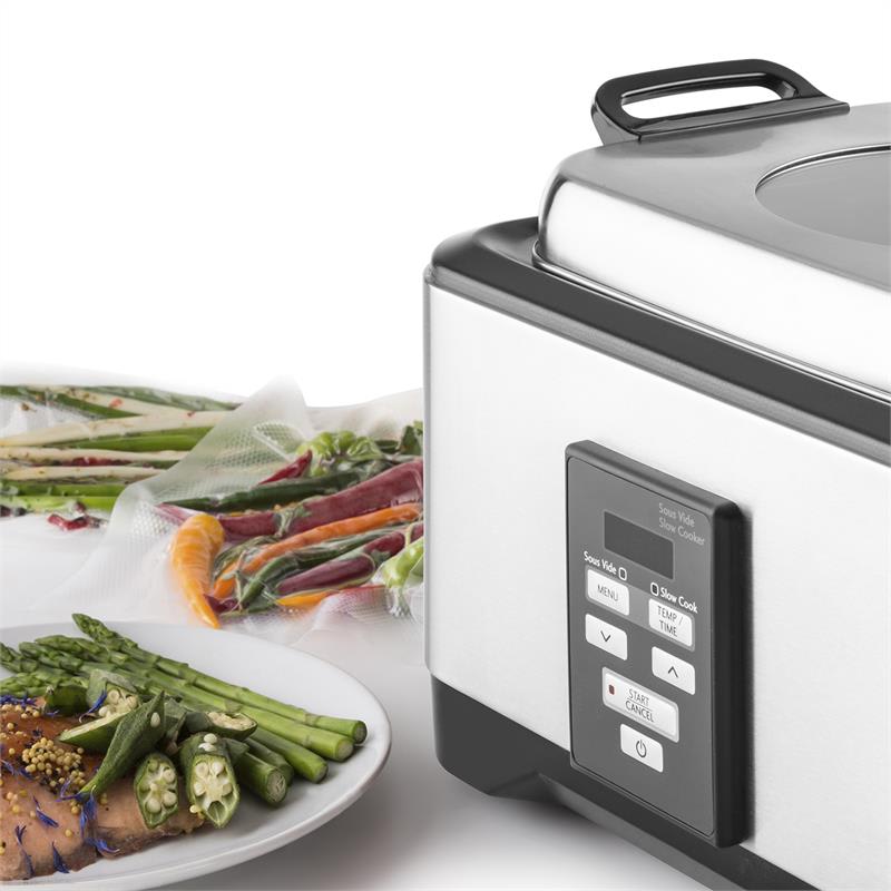 Klarstein Deepdive, sous-vide hrniec, hrniec pre pomalé varenie, 8 l, 550 W, ušľachtilá oceľ, leštená – Obrázok 4