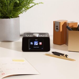 Auna i-snooze, biele, internetové rádio, WLAN, USB, AUX, 3,2" TFT farebný displej