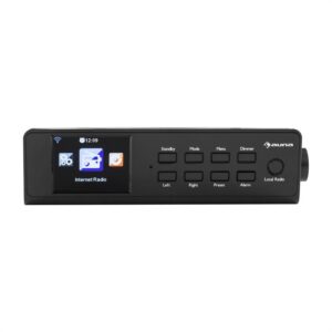 Auna KR-190, čierne, internetové kuchynské rádio, zabudovateľné, WiFi, riadenie cez aplikáciu, 3,2" TFT displej
