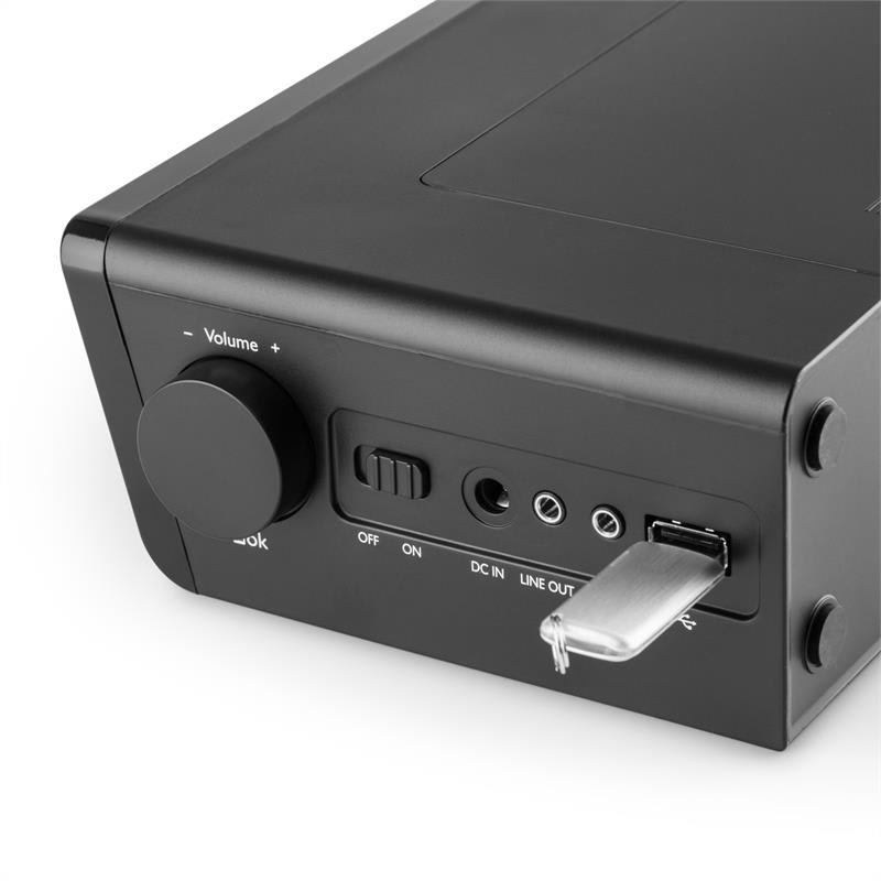 Auna KR-190, čierne, internetové kuchynské rádio, zabudovateľné, WiFi, riadenie cez aplikáciu, 3,2" TFT displej – Obrázok 3