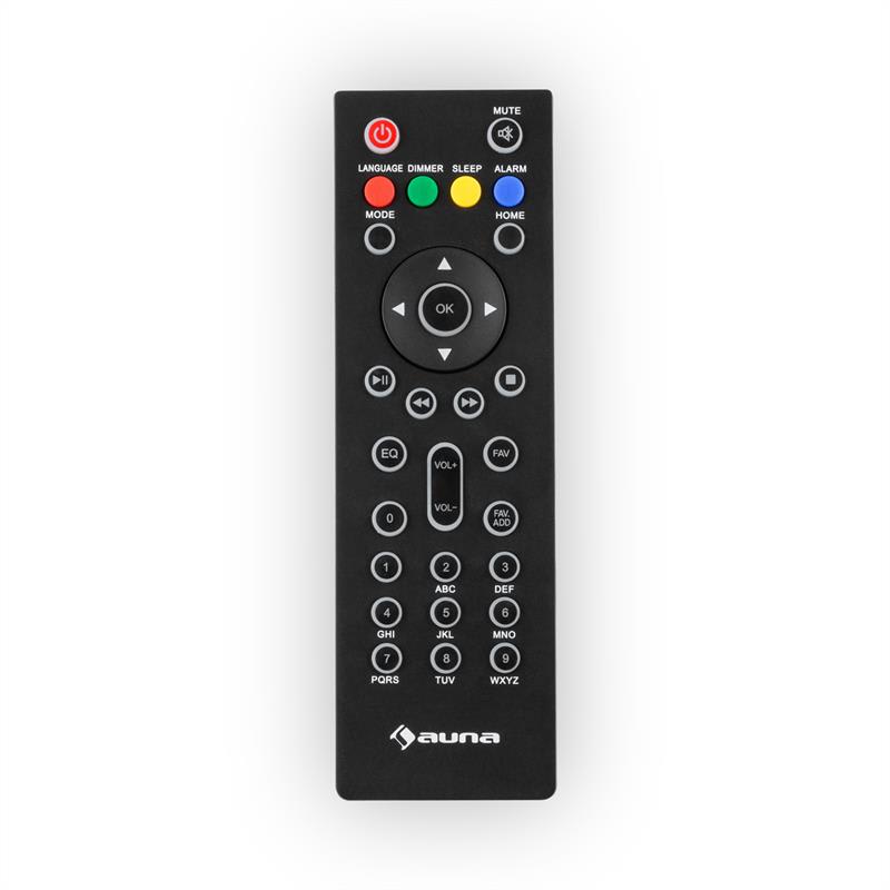 Auna KR-190, čierne, internetové kuchynské rádio, zabudovateľné, WiFi, riadenie cez aplikáciu, 3,2" TFT displej – Obrázok 4