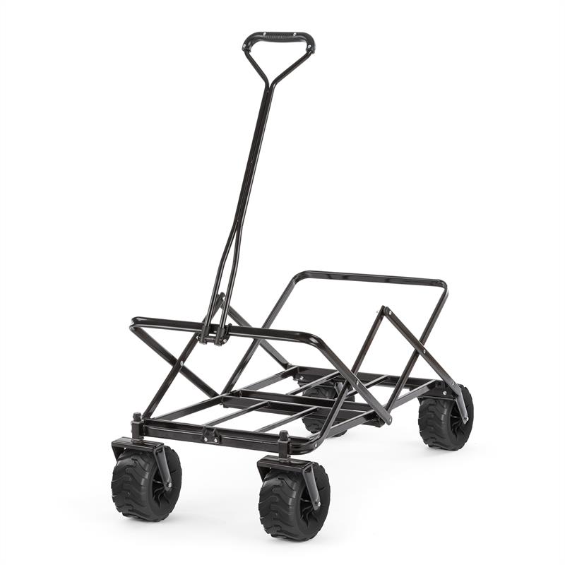 Waldbeck The Camou, ručný vozík, skladací, 70 kg, 90 l, kolesá Ø 10 cm, maskáčový – Obrázok 3