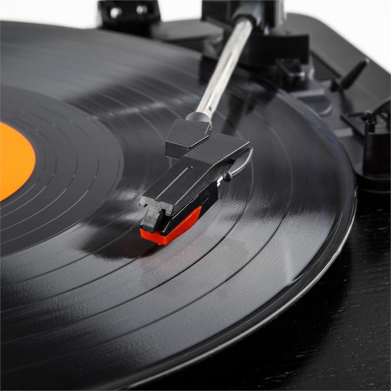 Auna TT370 retro gramofón, vstavané reproduktory, USB MP3 AUX, čierna – Obrázok 4