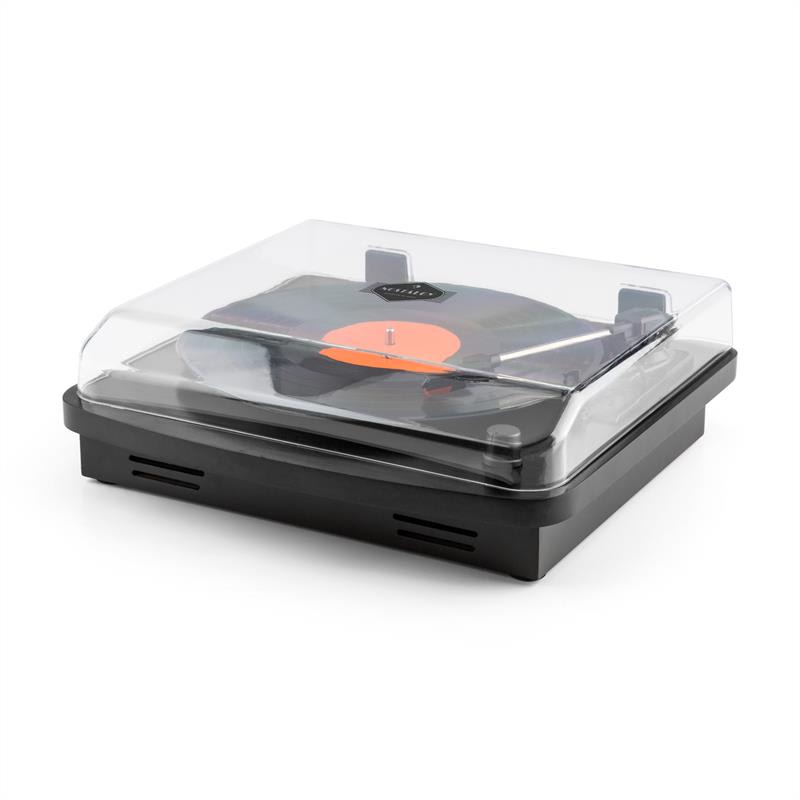 Auna TT370 retro gramofón, vstavané reproduktory, USB MP3 AUX, čierna – Obrázok 5
