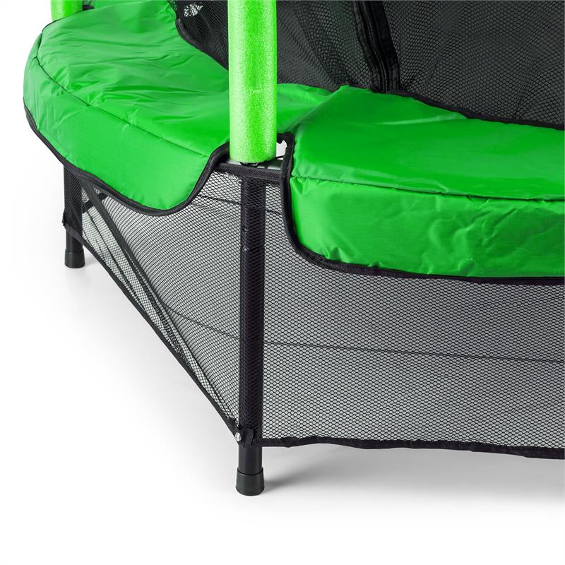 KLARFIT Rocketkid, trampolína, Ø140cm, bezpečnostná sieť, bungee pruženie, od 3 rokov – Obrázok 2