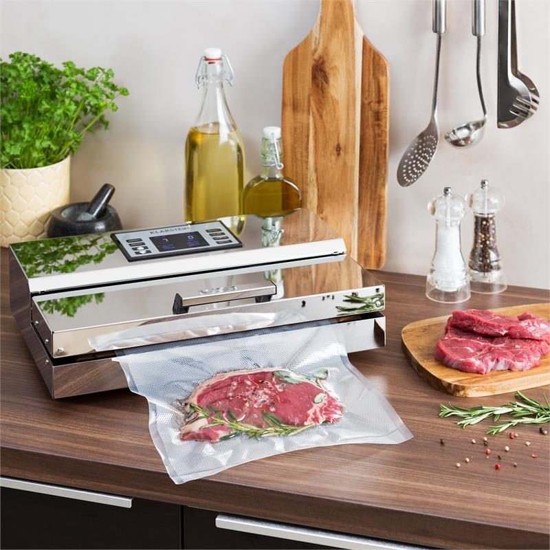 Klarstein Foodlocker Chef, vákuovač, -0,95 bar, 20 l/min./31 cm, ušľachtilá oceľ – Obrázok 3