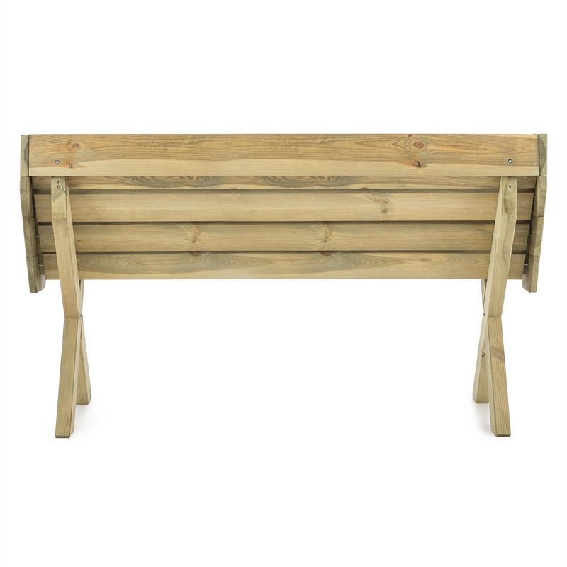 Blumfeldt Altiplano 150, vyvýšený záhon, 150 x 76 cm pestovateľská plocha, vrátane rúna, FSC - borovicové drevo – Obrázok 2