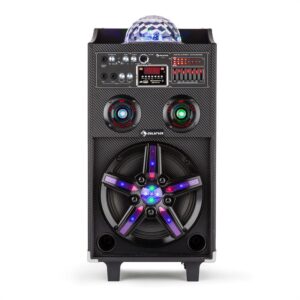 Auna DisGo Box 100, 100 W RMS, mobilný DJ reproduktor s disko svetlom, bluetooth, USB