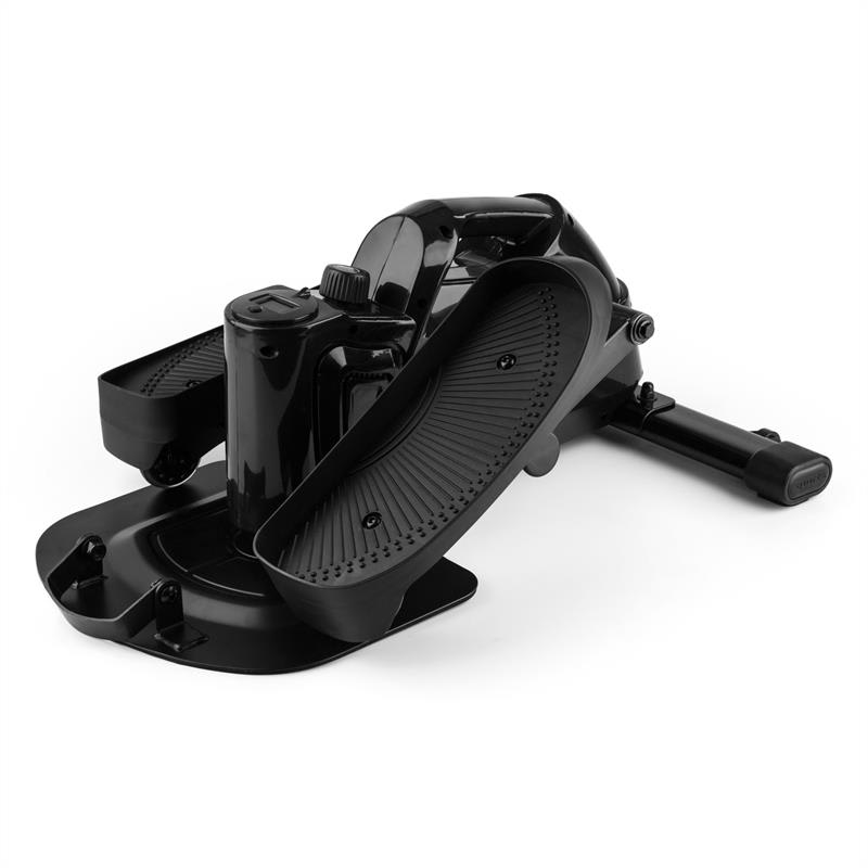 Capital Sports Minioval Mini Bike, stepper na domáci tréning, eliptický, čierny – Obrázok 4
