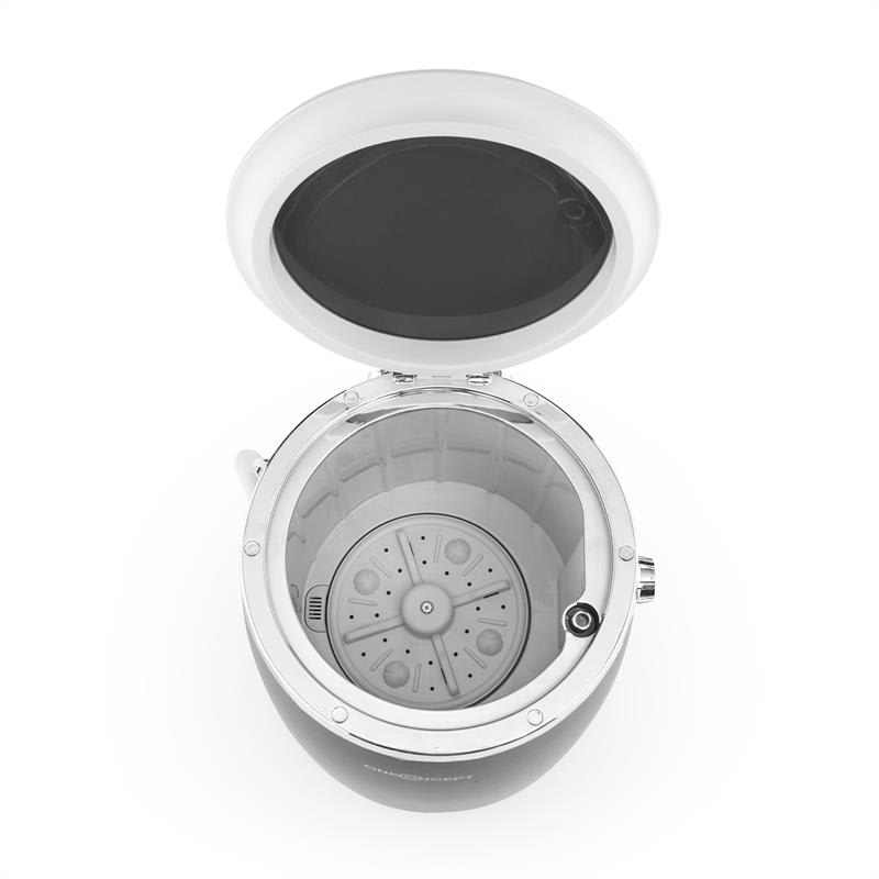 OneConcept Ecowash-Pico, čierna, mini práčka, funkcia žmýkania, 3,5 kg, 260 W – Obrázok 3