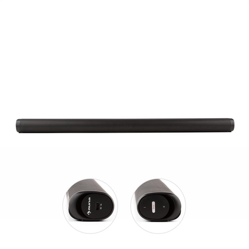 Auna Areal Bar 360, soundbar, 4.0 bluetooth, 80 W max., USB, AUX, koax., HDMI, HDMI-ARC – Obrázok 2