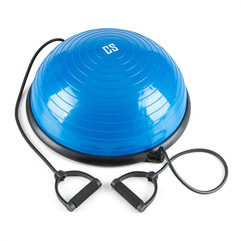 Capital Sports Balanci Pro Balance, balančná pologuľa,Ø58cm PVC/PP, expander, modrá – Obrázok 4
