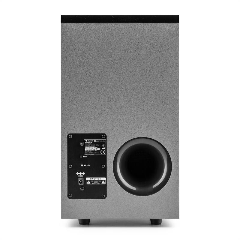Auna Areal Bar 950, soundbar, subwoofer, 140 W, BT, USB, MP3, optický digitálny vstup – Obrázok 4