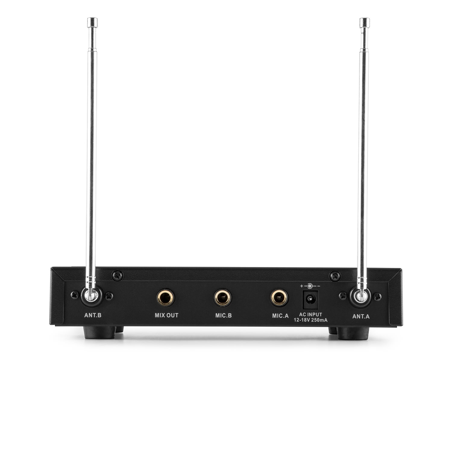 Auna Pro VHF-2-HS 2-kanálová VHF mikrofónová sada 2x headset 50m – Obrázok 2