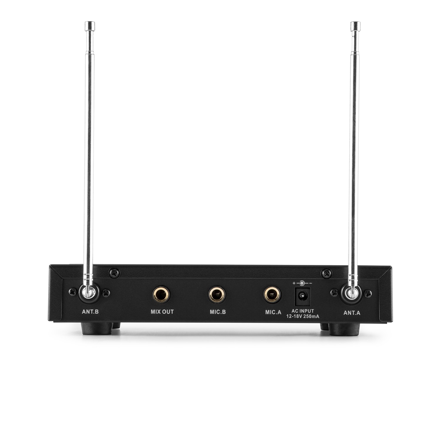 Auna Pro VHF-2-HS, 2-kanálová VHF mikrofónová sada 1 x headset 1 x ručný mikrofón 50m – Obrázok 2