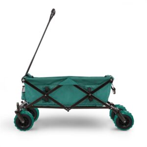 Waldbeck The Green, ručný vozík, skladací, 70 kg, 90 l, kolesá Ø 10 cm, zelený