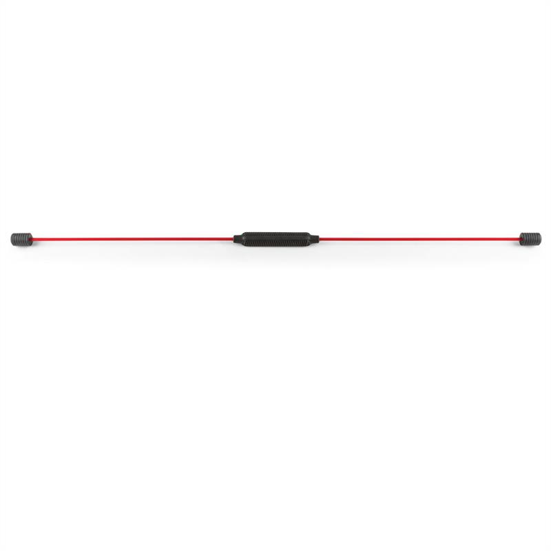 KLARFIT FL160EX Flexbar Swing Stick kmitacia tyč, fitness prístroj, červená farba – Obrázok 4