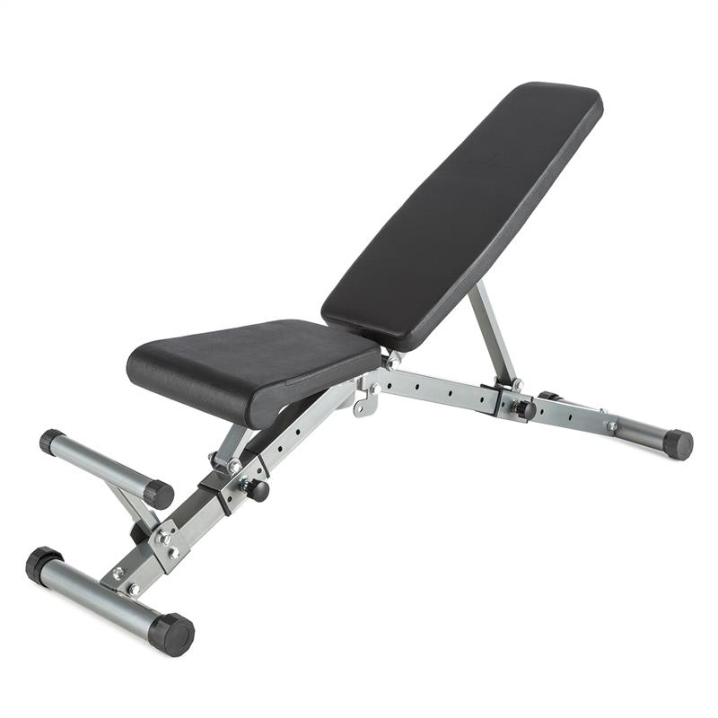 Capital Sports Flaptor, čierno-strieborná, posilňovacia lavica, na činky – Obrázok 4