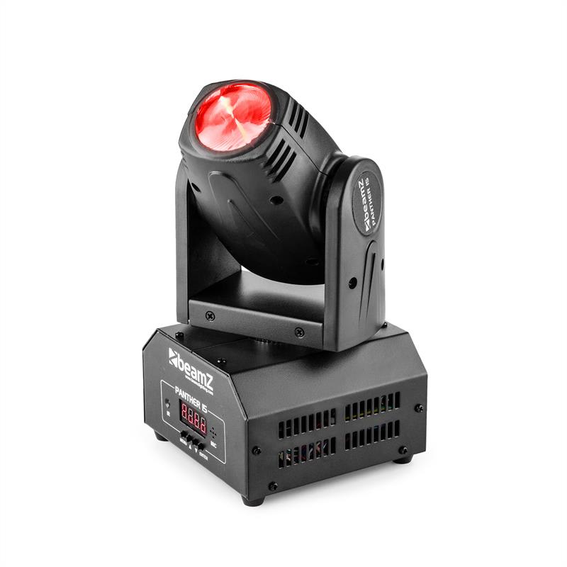 Beamz Panther 15 Pocket, otočná hlavica pre svetelné efekty, 4 v 1 CREE LED diódy, 10 W – Obrázok 5